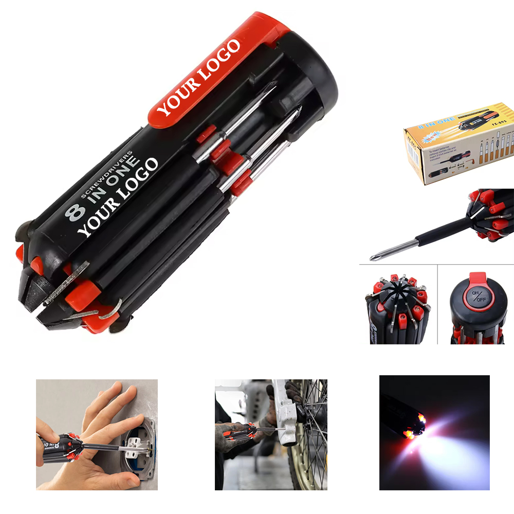 Multifunction Screwdriver With LED Torch 4