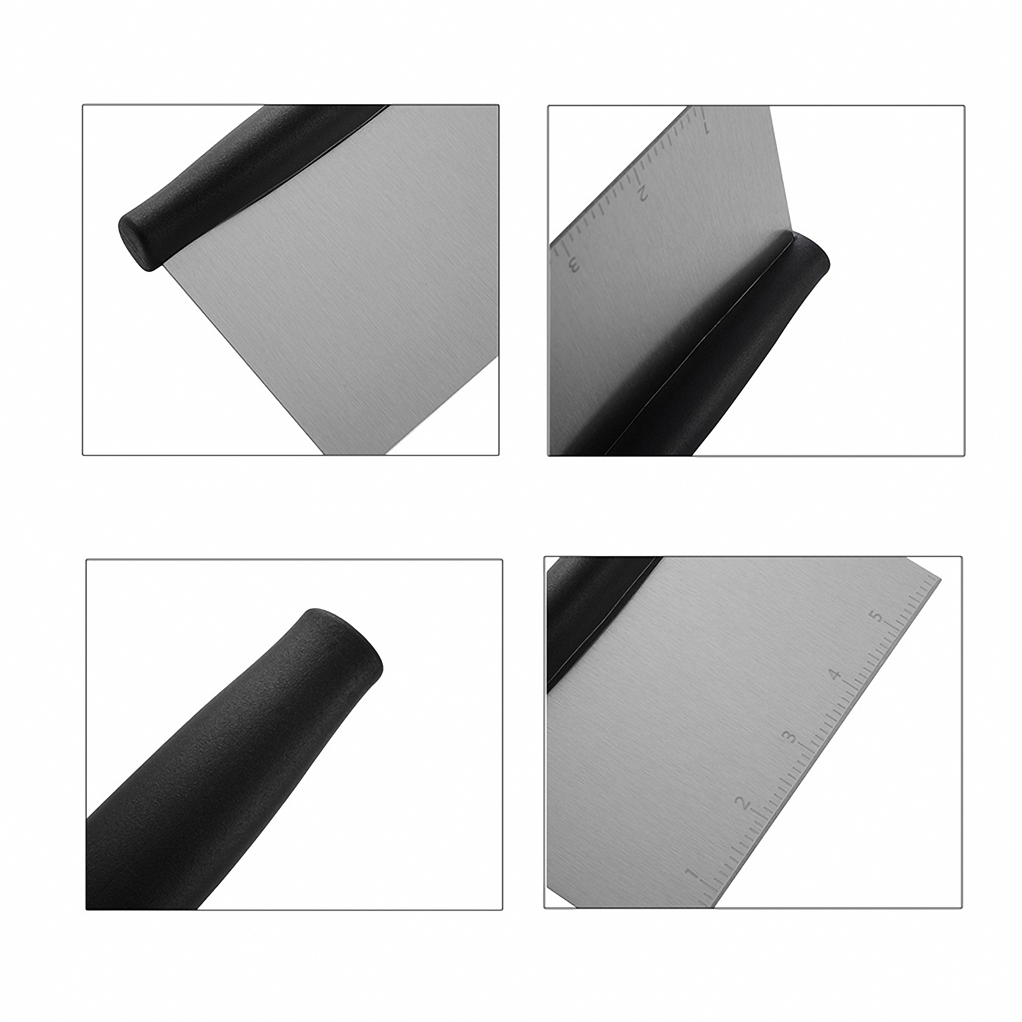 Stainless Steel Pastry Dough Scraper 4