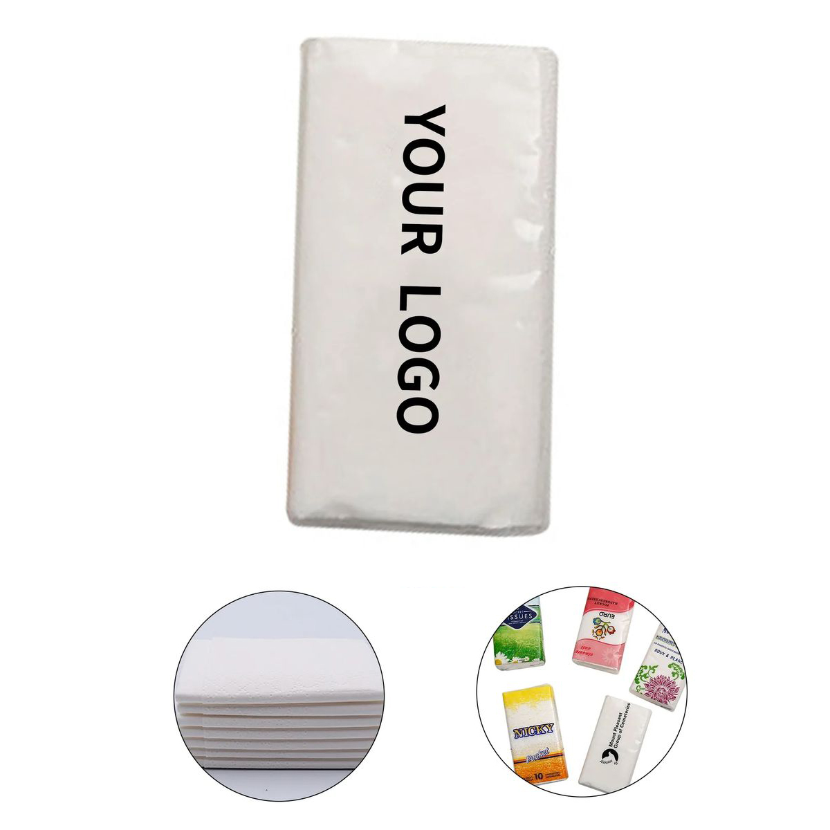 Mini Travel Tissue Pack with 8 Soft Paper Sheets 4