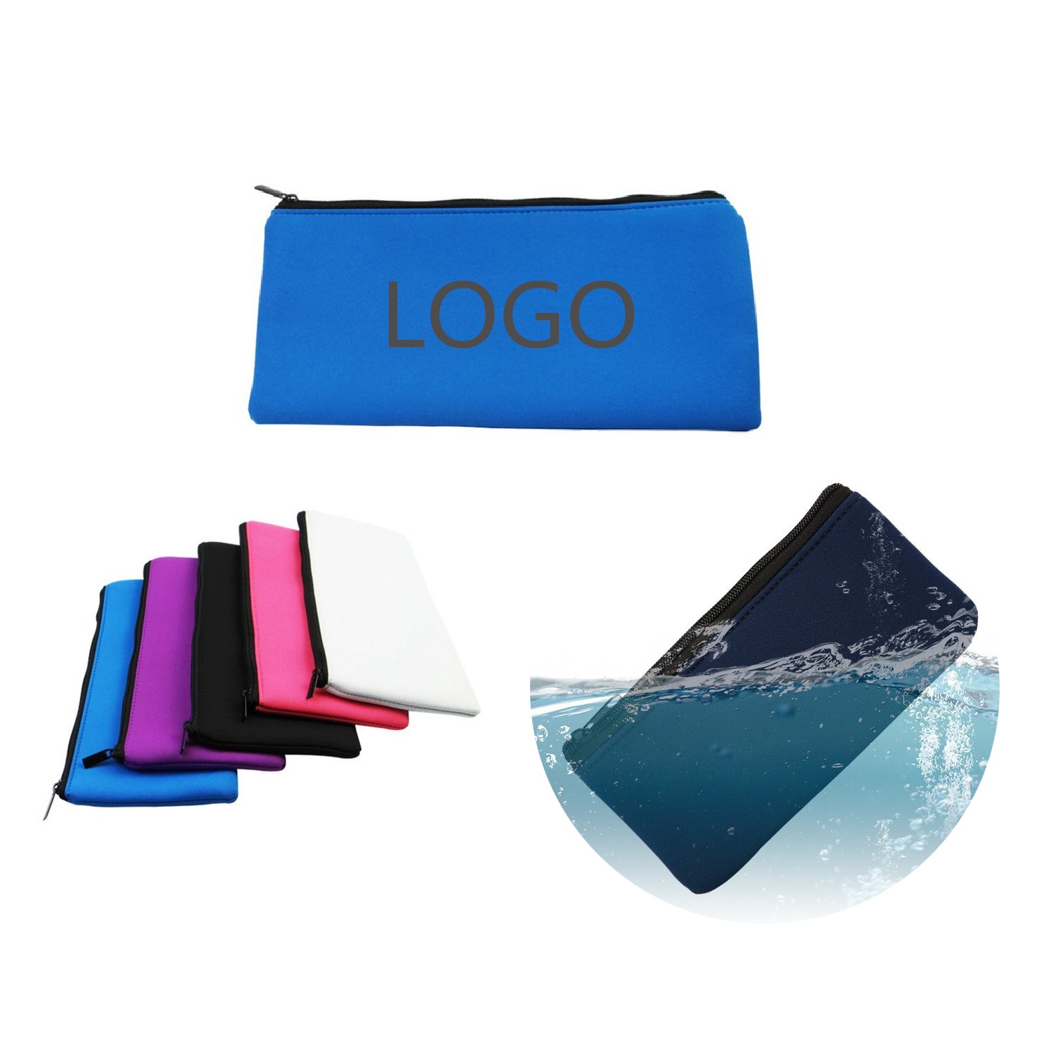 Neoprene Pencil Case with Zipper 3