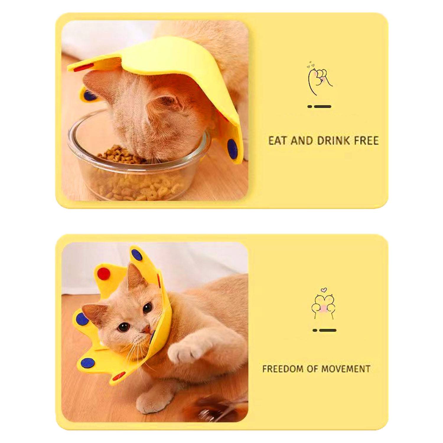 Flower L size Shaped Adjustable Pet Elizabeth Collar 8