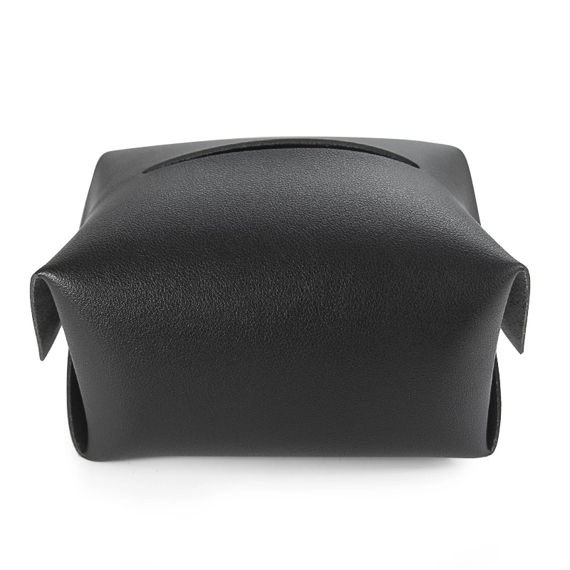Foldable PU Leather Car Napkin Case & Restaurant Tissue Box 12