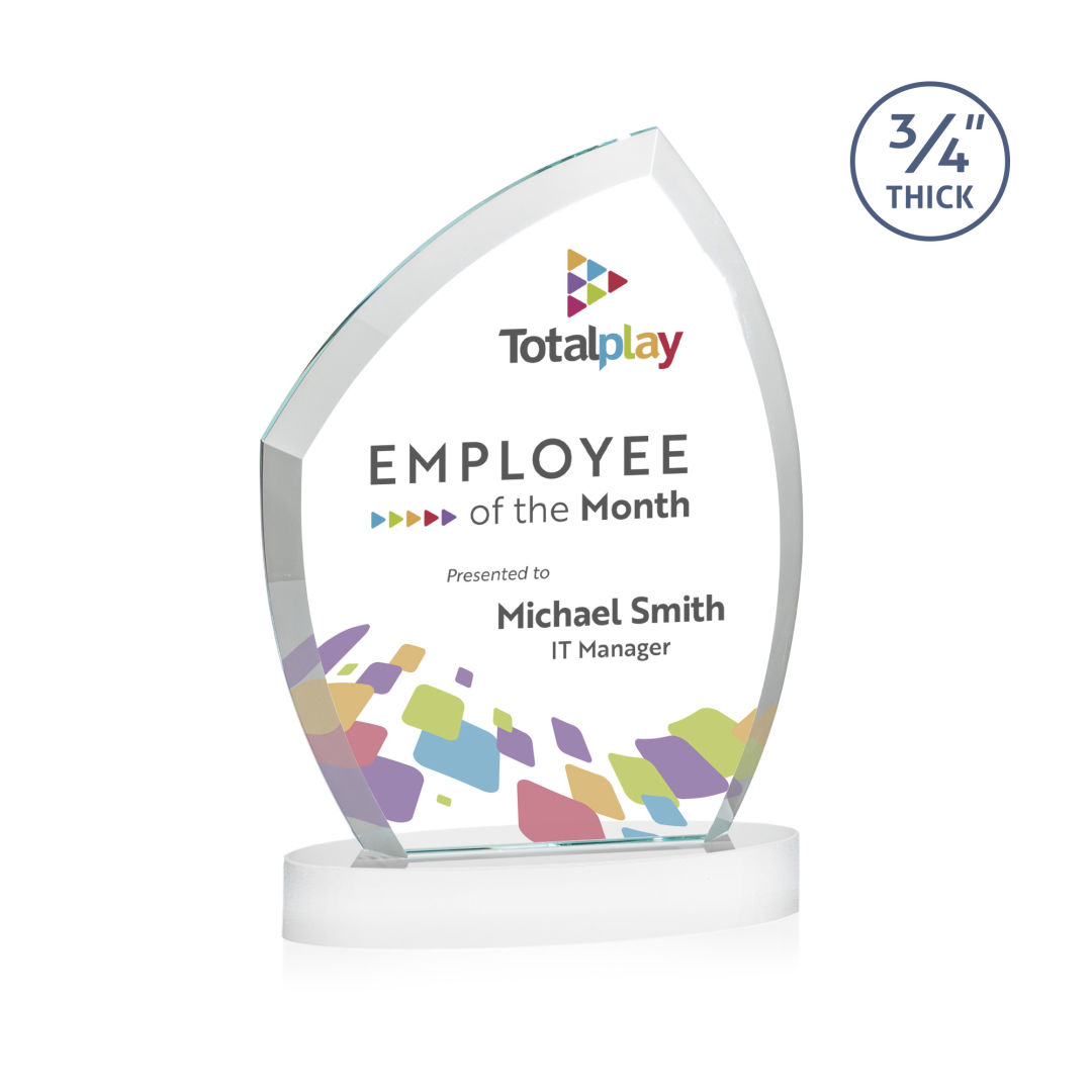 Daltry VividPrint™ Award on Alberton Base - White 4