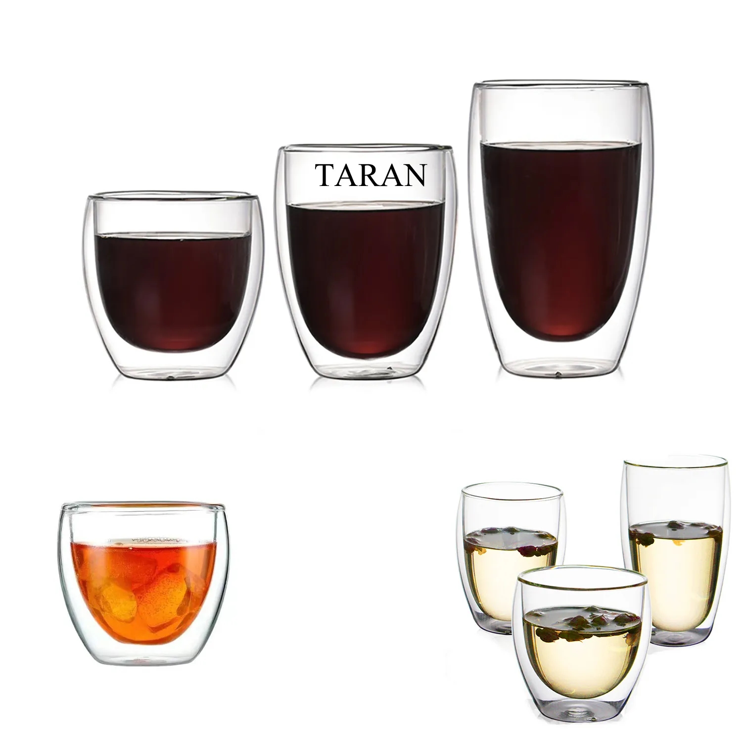 Double Wall Insulated Glass Coffee Cup 1