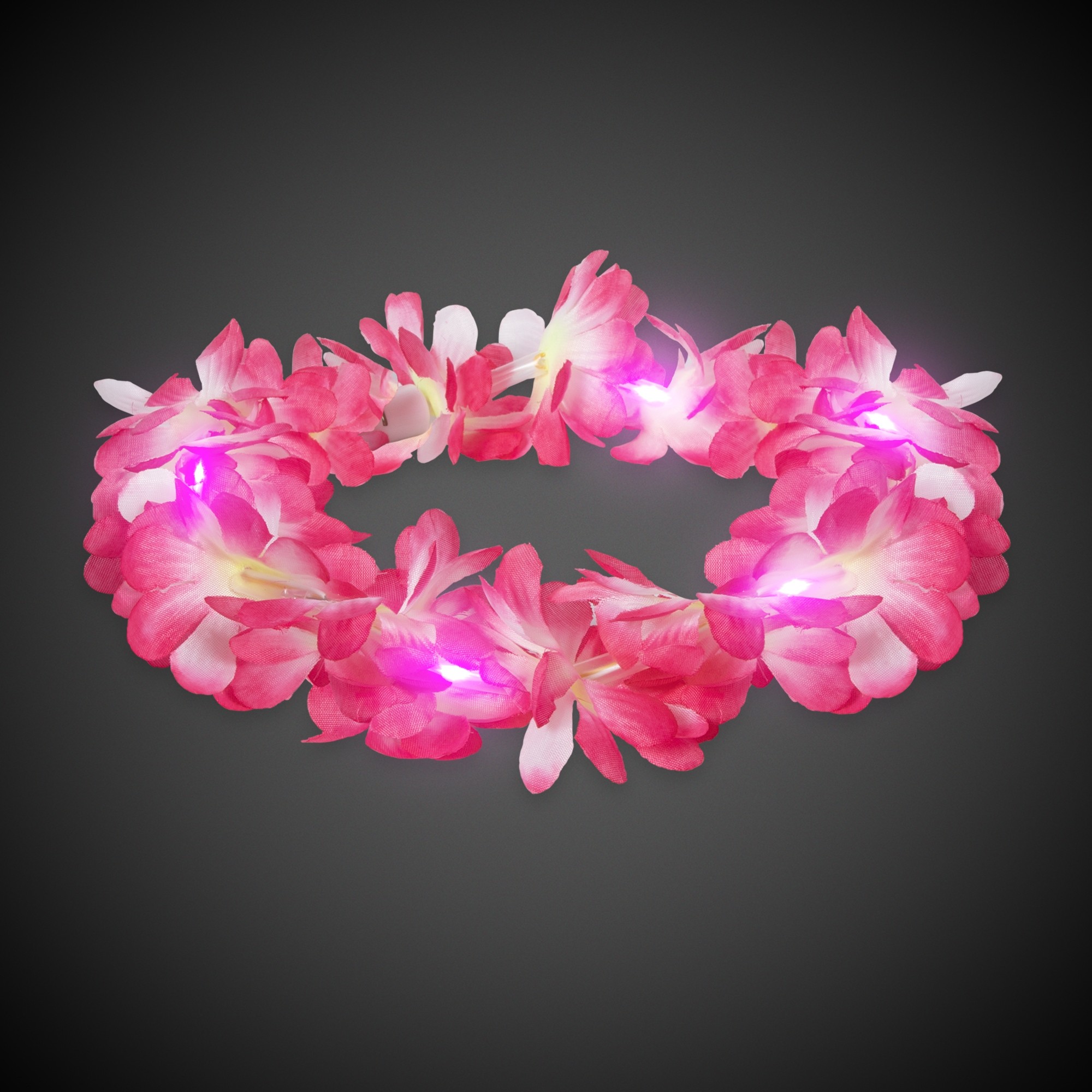 LED Pink Flowers Halo Headband 2
