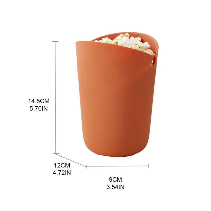 Microwave Silicone Popcorn Maker/bucket 6