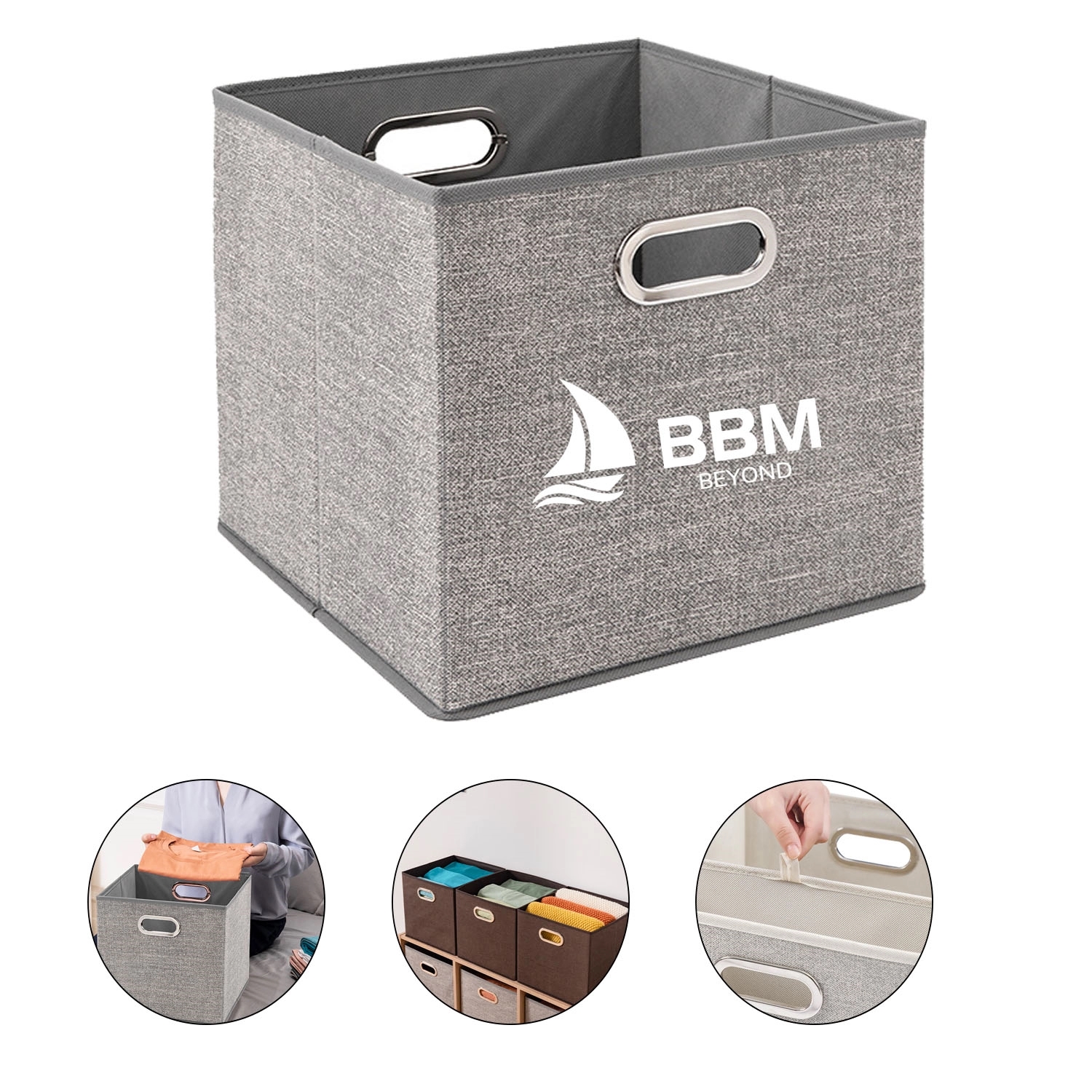 Fabric Metal Buckle Storage Box 2
