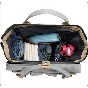 Multifunctional Baby Diaper Bag Outdoor Baby Bed Backpack 5