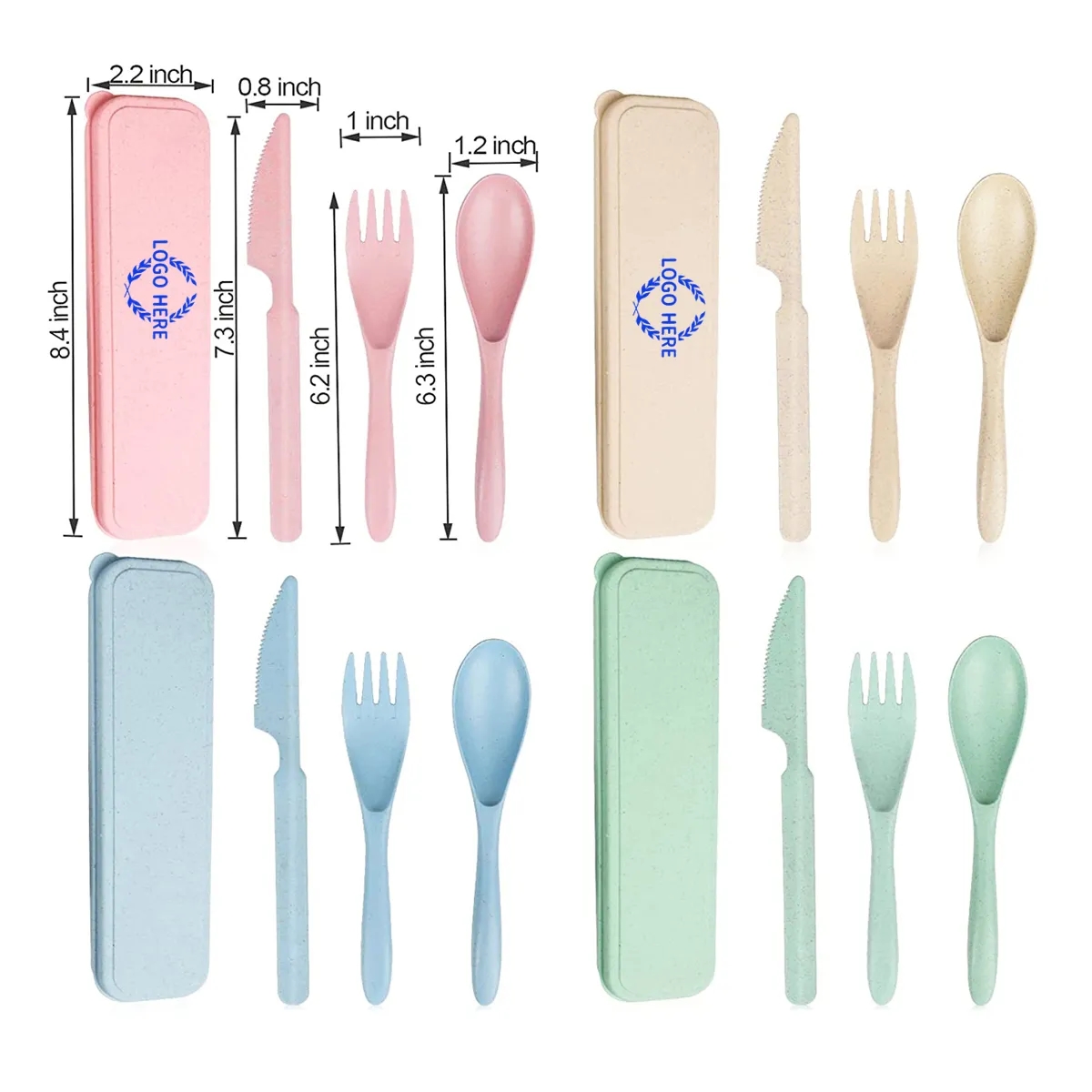Reusable Portable Utensils Set with Case 4