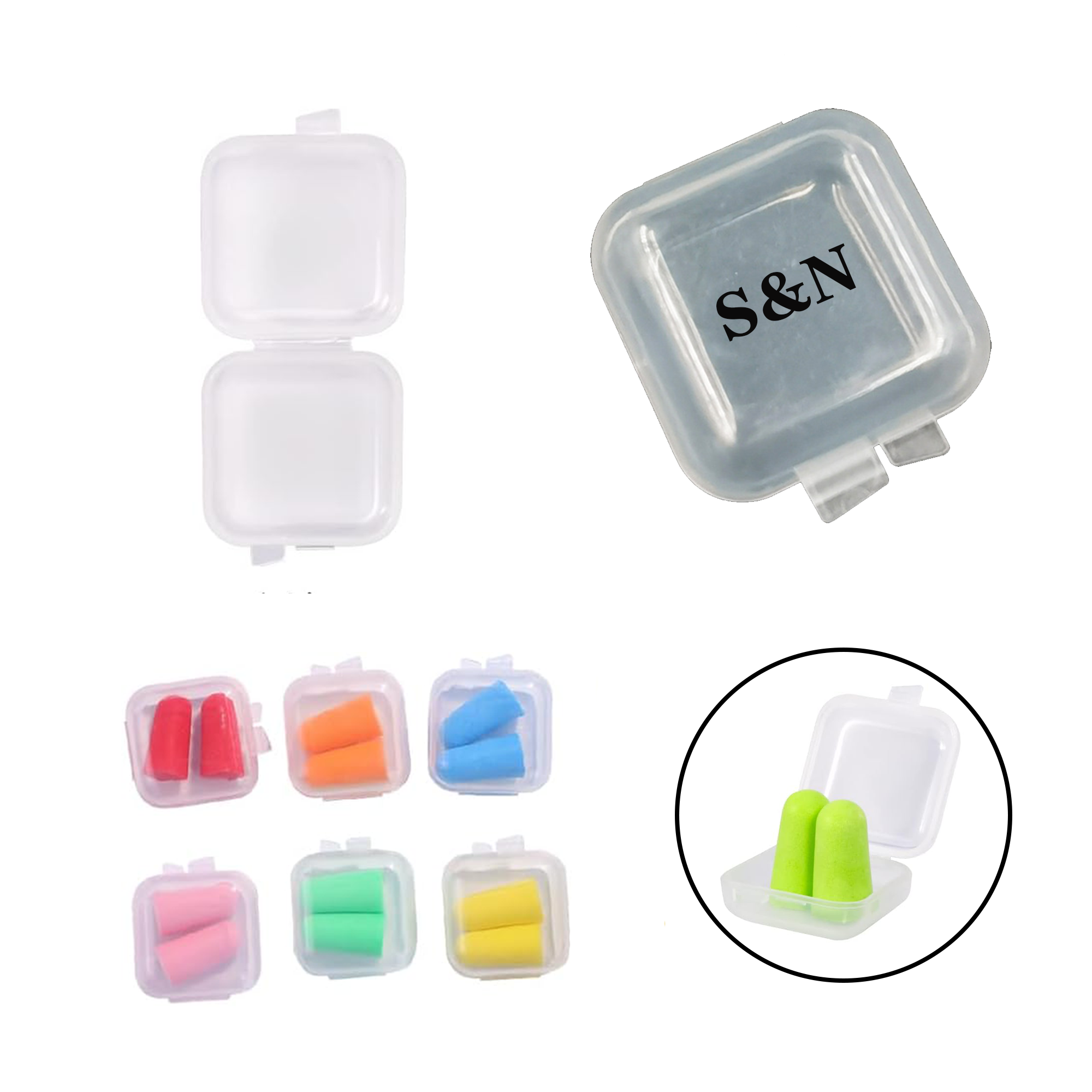 PU Anti-noise Sleeping Foam Earplugs 3