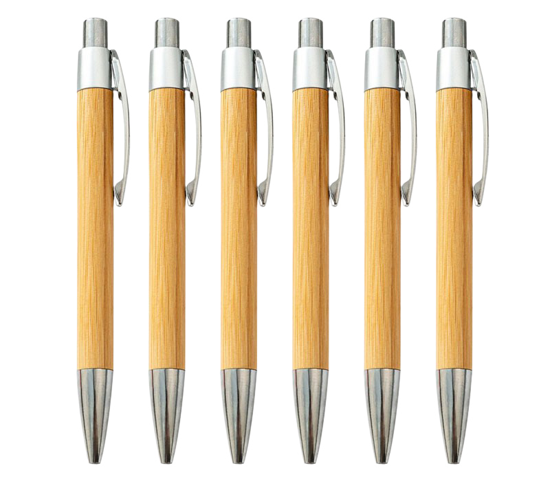 Retractable Bamboo Pen 4