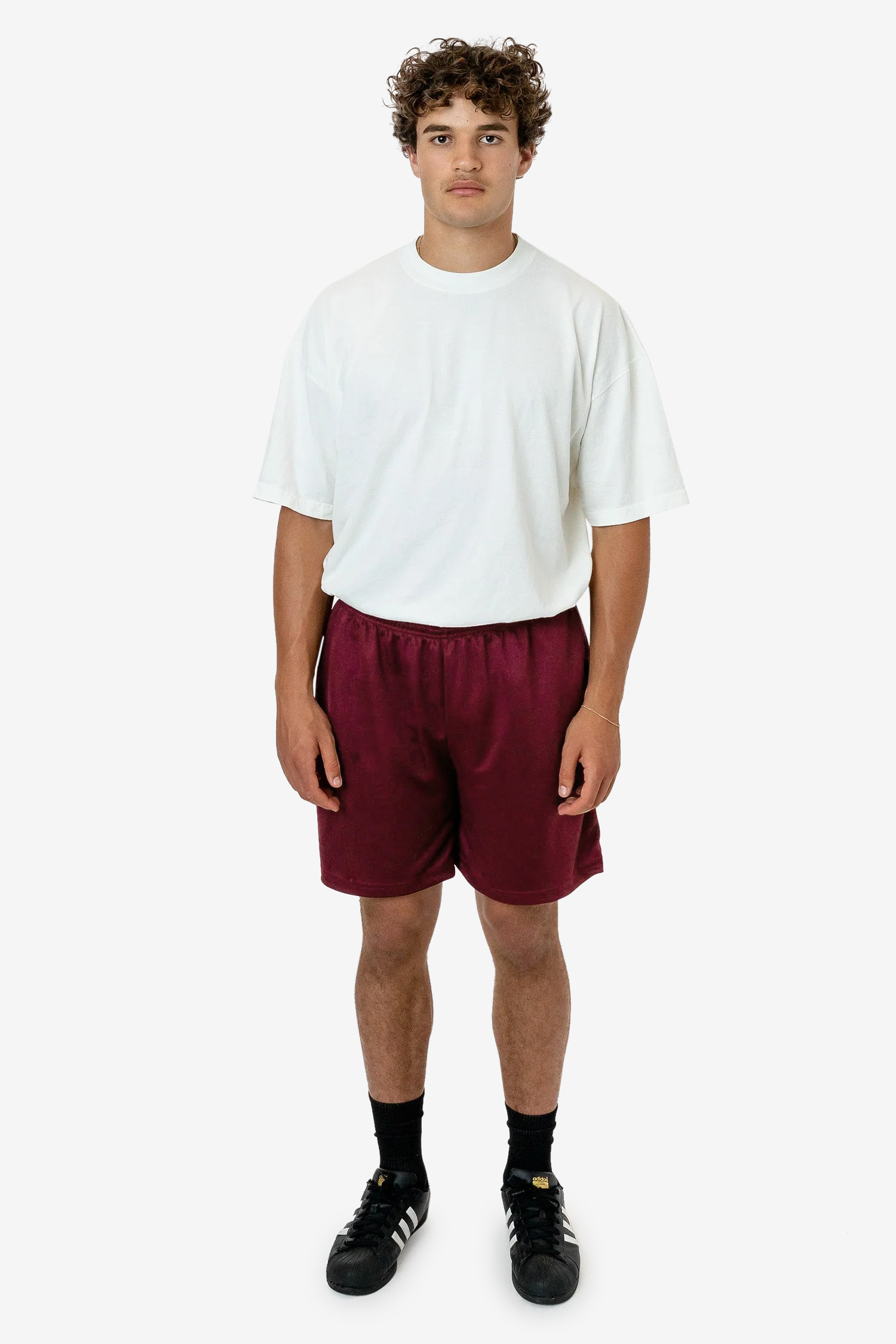 POLY PIQUE MESH MID-LENGTH SHORTS 19