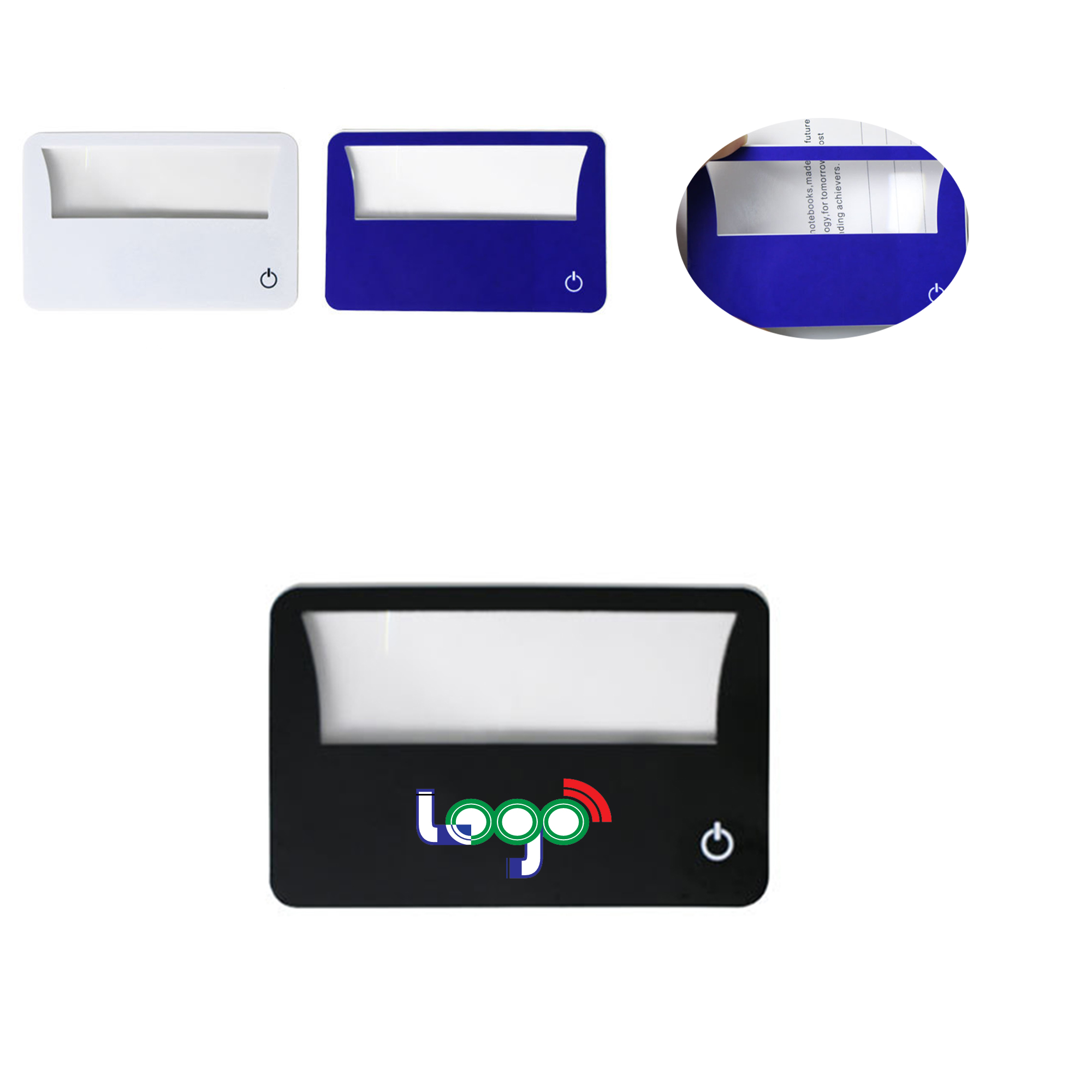 Credit Card Size 3x Lighted Magnifiers 3