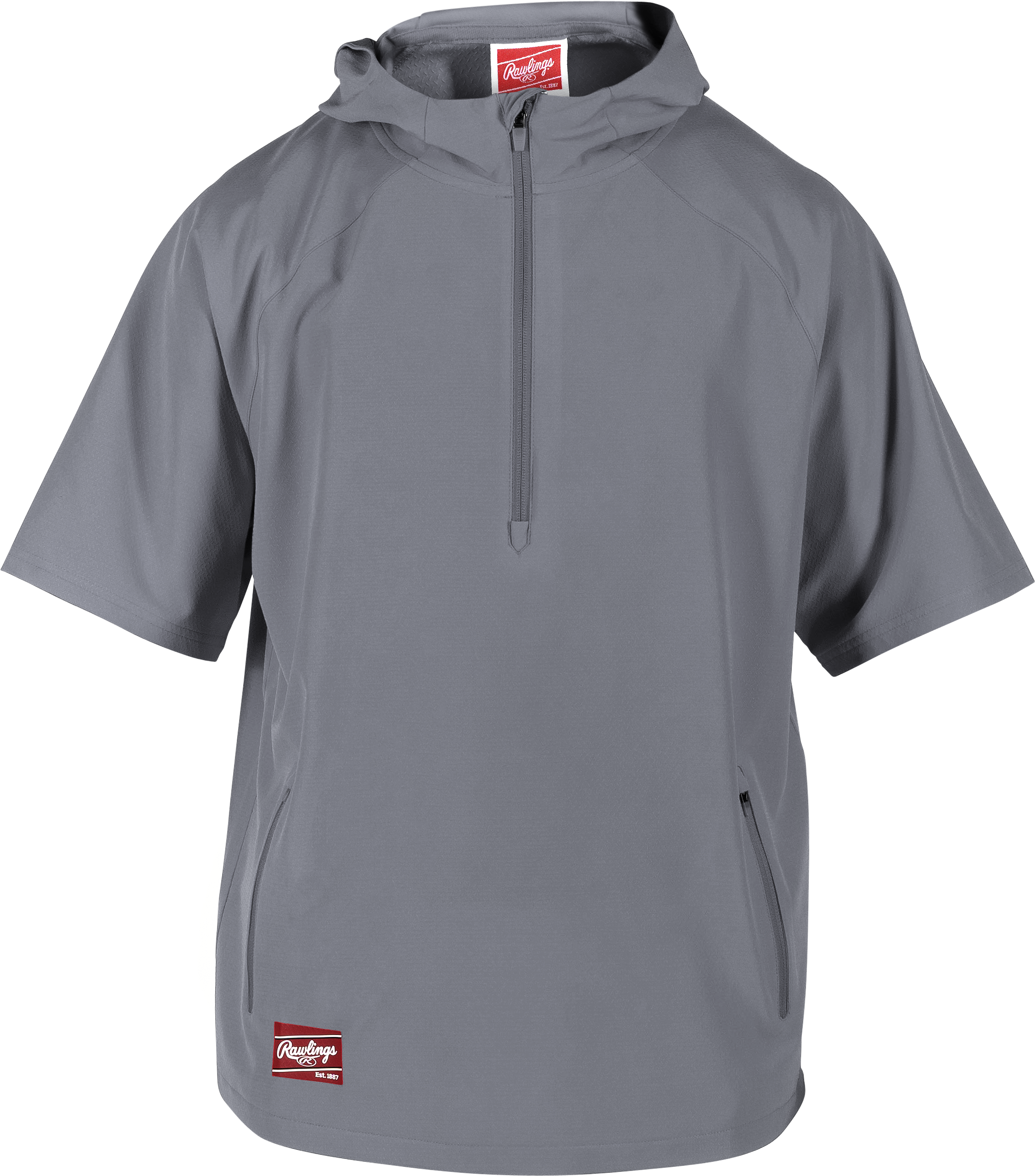 Rawlings Adult Colorsync Short Sleeve Hooded Jacket 1