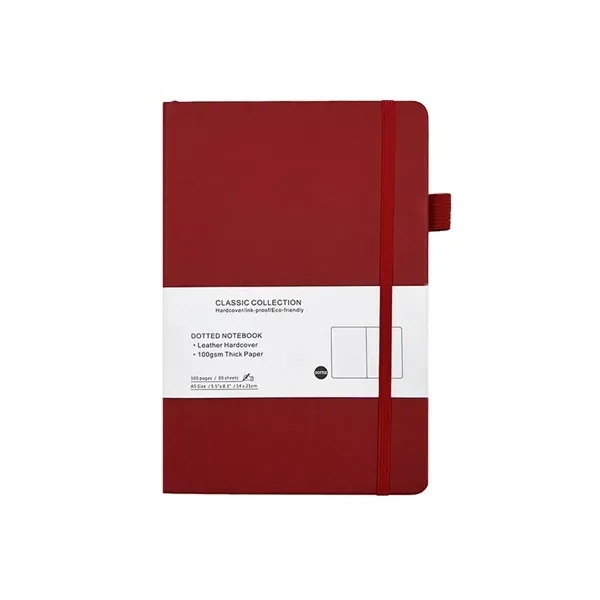 A5 Leather Dotted Notebook 5