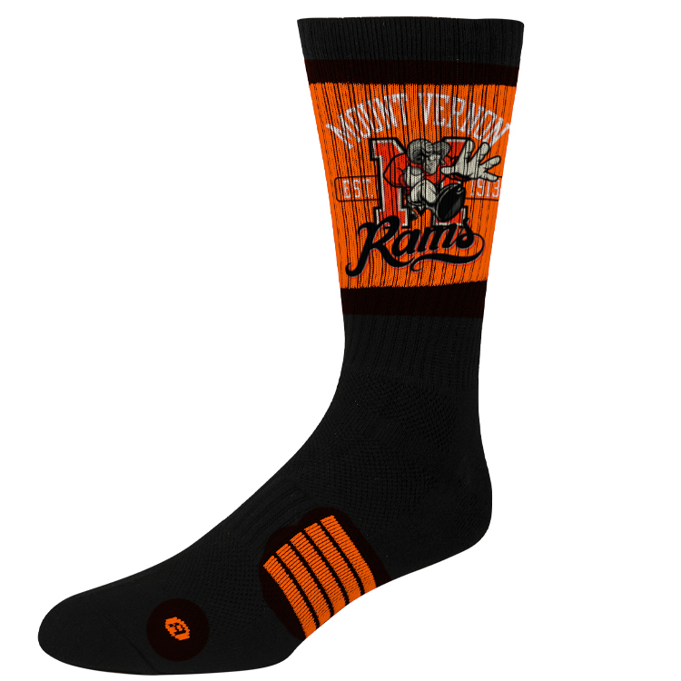Black Sports Sock 12