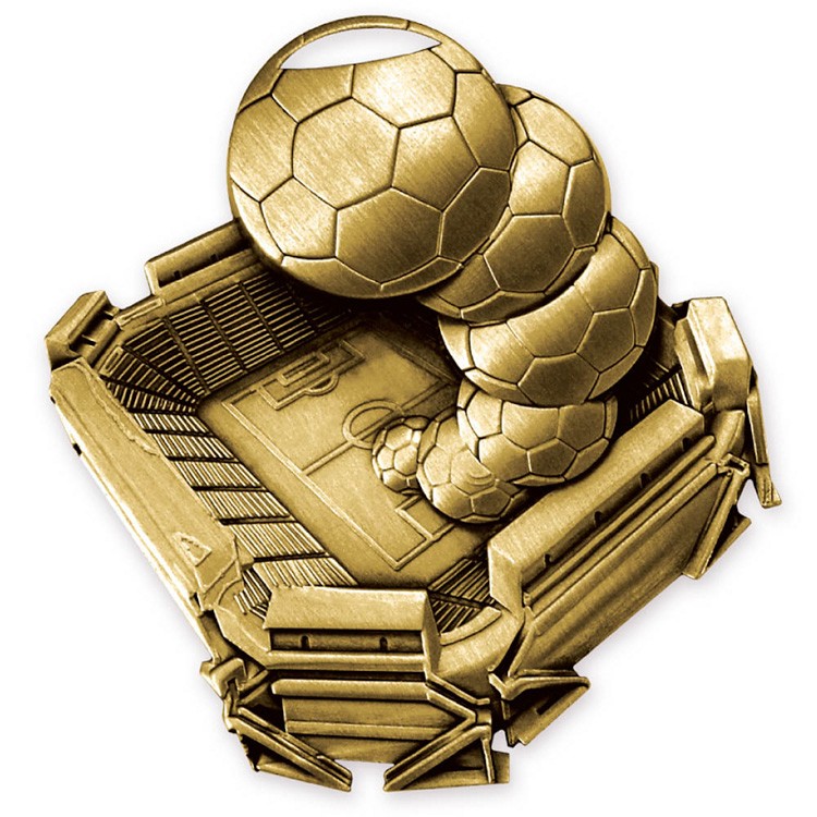 Soccer Stadium Medallion (2-1/2")