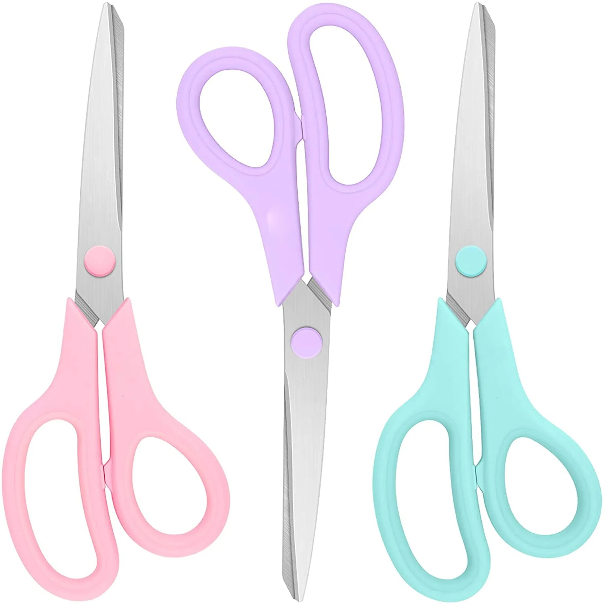 8.5" All-Purpose Stainless Steel Scissors with Comfort Grip 3