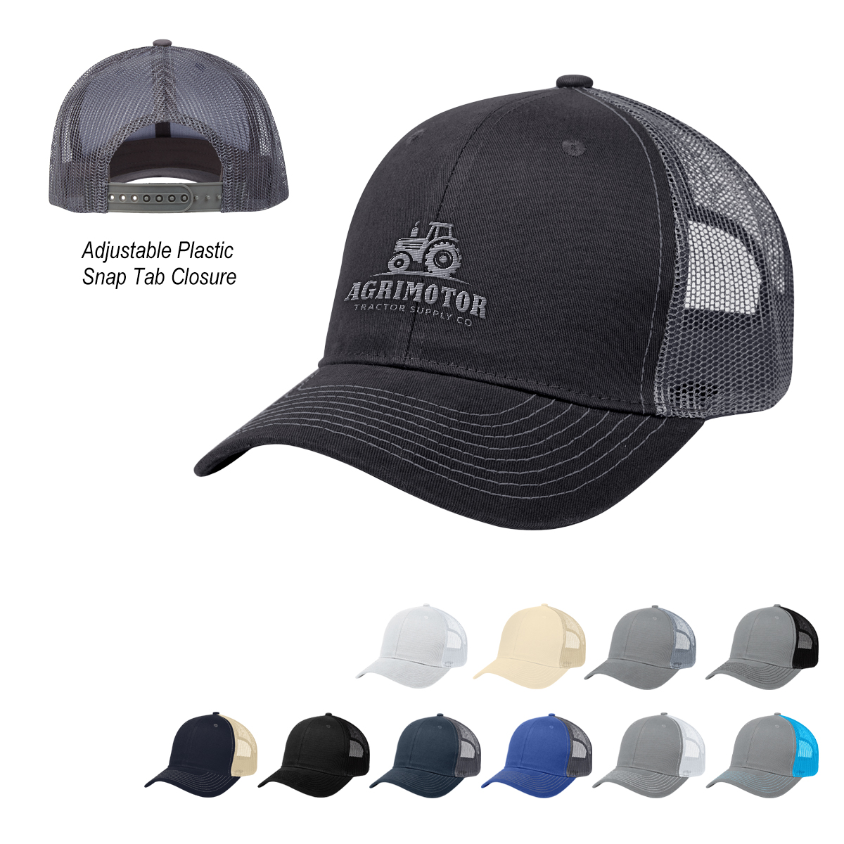 Cotton Twill Mesh Back Cap 12