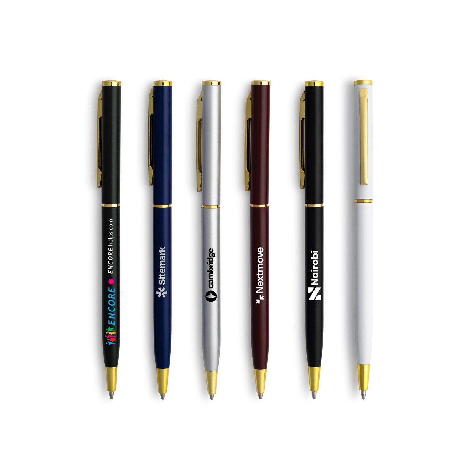 Slim Twist Metal Pen (Gold) 4