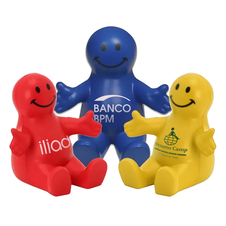 Smiley Face Person Phone Holder Stress Ball 5