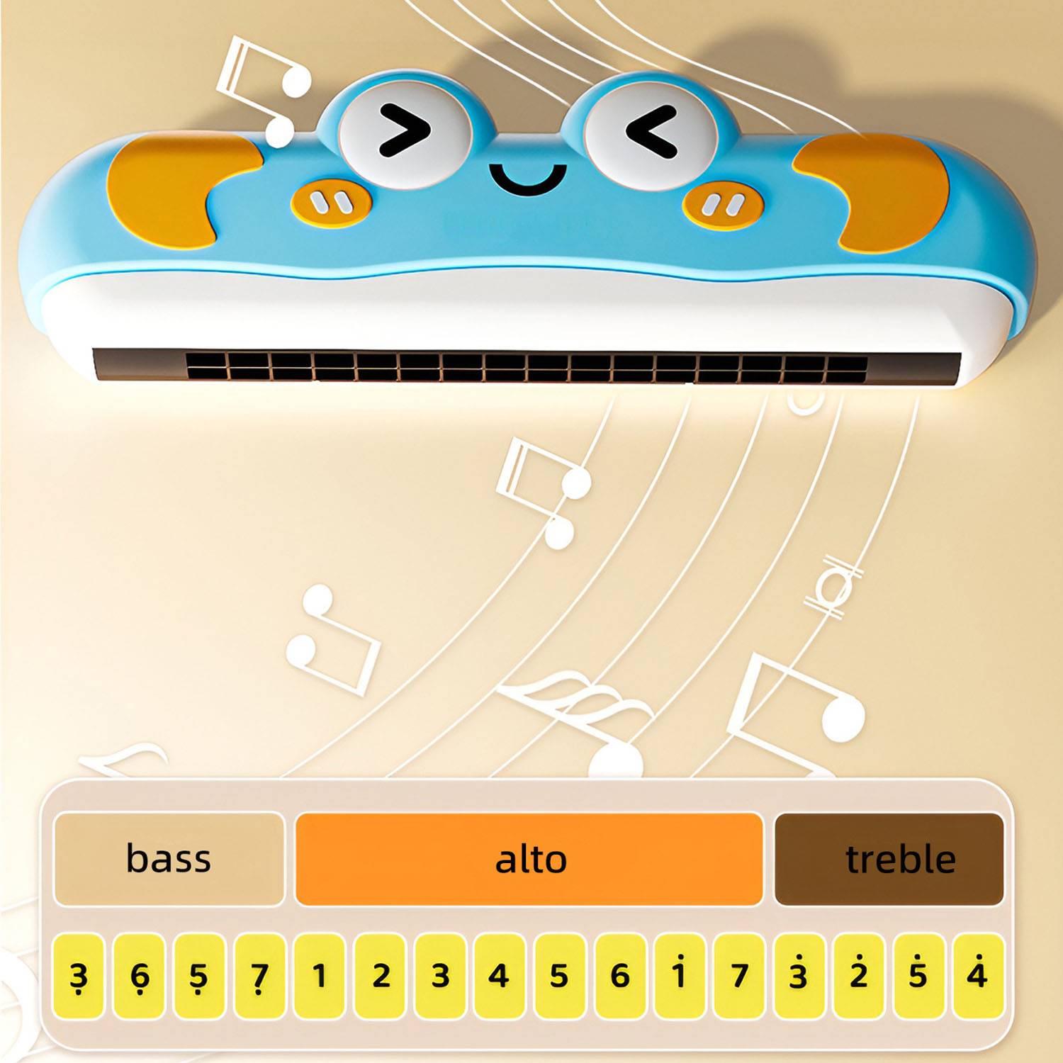 Kids Educational Fun Musical Safe ABS Harmonica 6