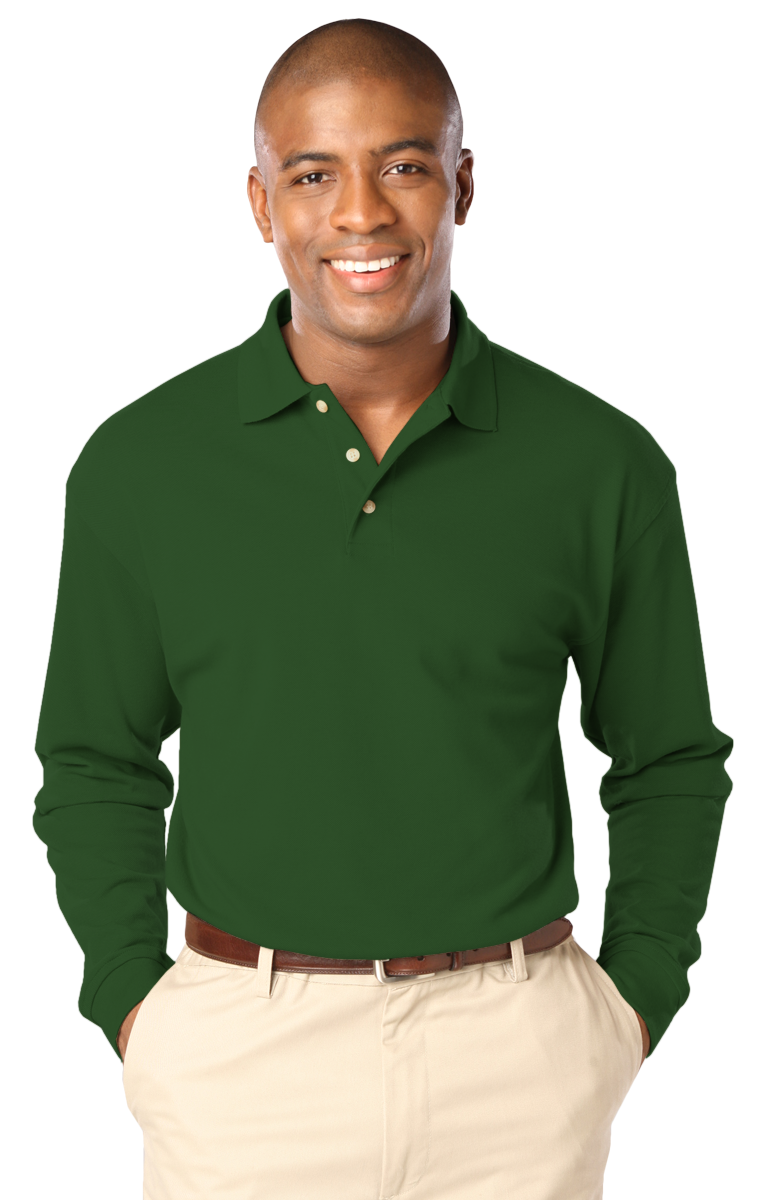 Men's Superblend L/S Polo 7