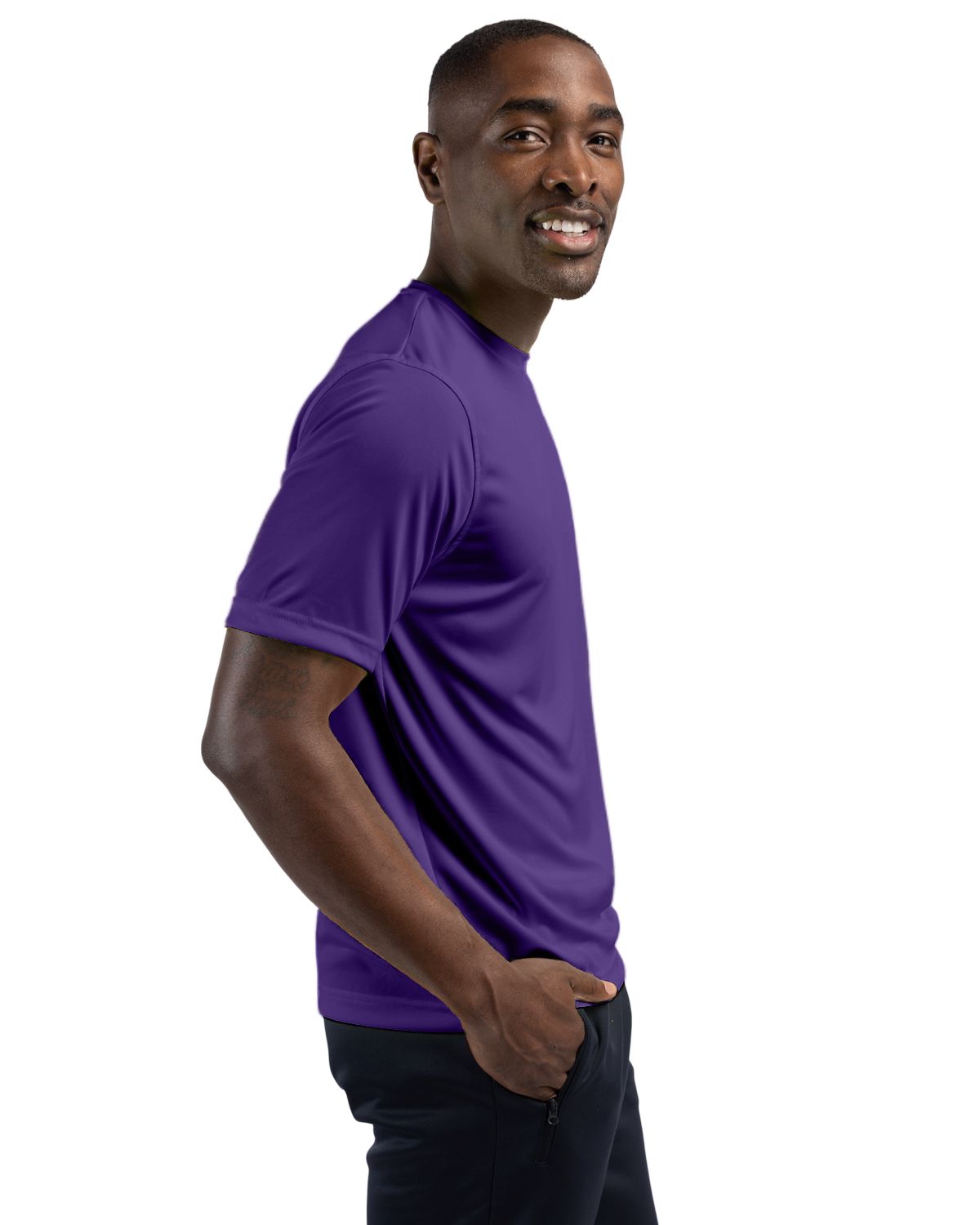 Clique Spin Solution-dyed Performance Jersey Mens Short Sleeve Tee 21