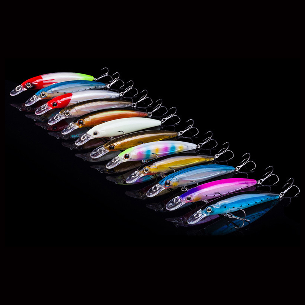 13 Gram Rattlin' Mino Fishing Lure with Treble Hooks 2