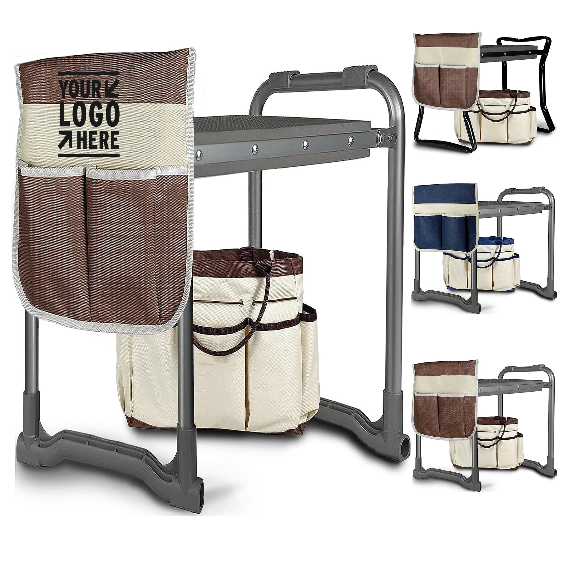 Portable Heavy Duty Durable Garden Stool Soft Thick Kneeling Pad Foldable Garden Seat 2