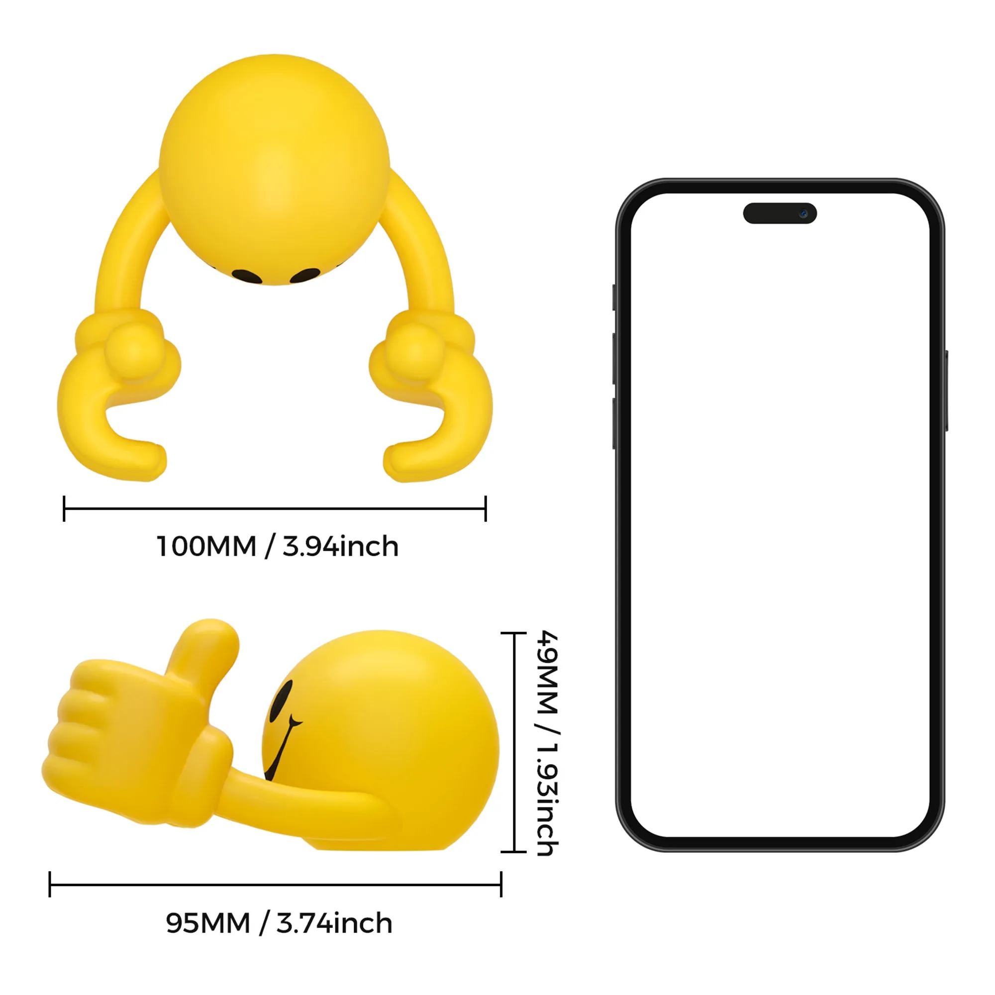 Thumbs-Up Smiley Face Phone Stand 3