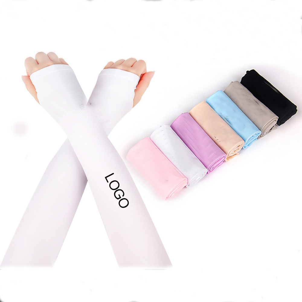 Ice silk sun protection cooling arm sleeve