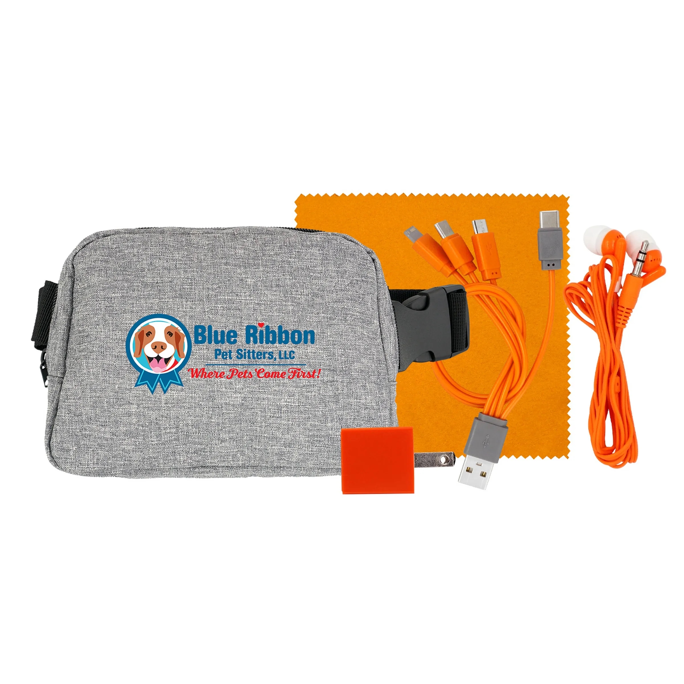 RECYCLED FANNY PACK ULTIMATE TRAVEL SET 7