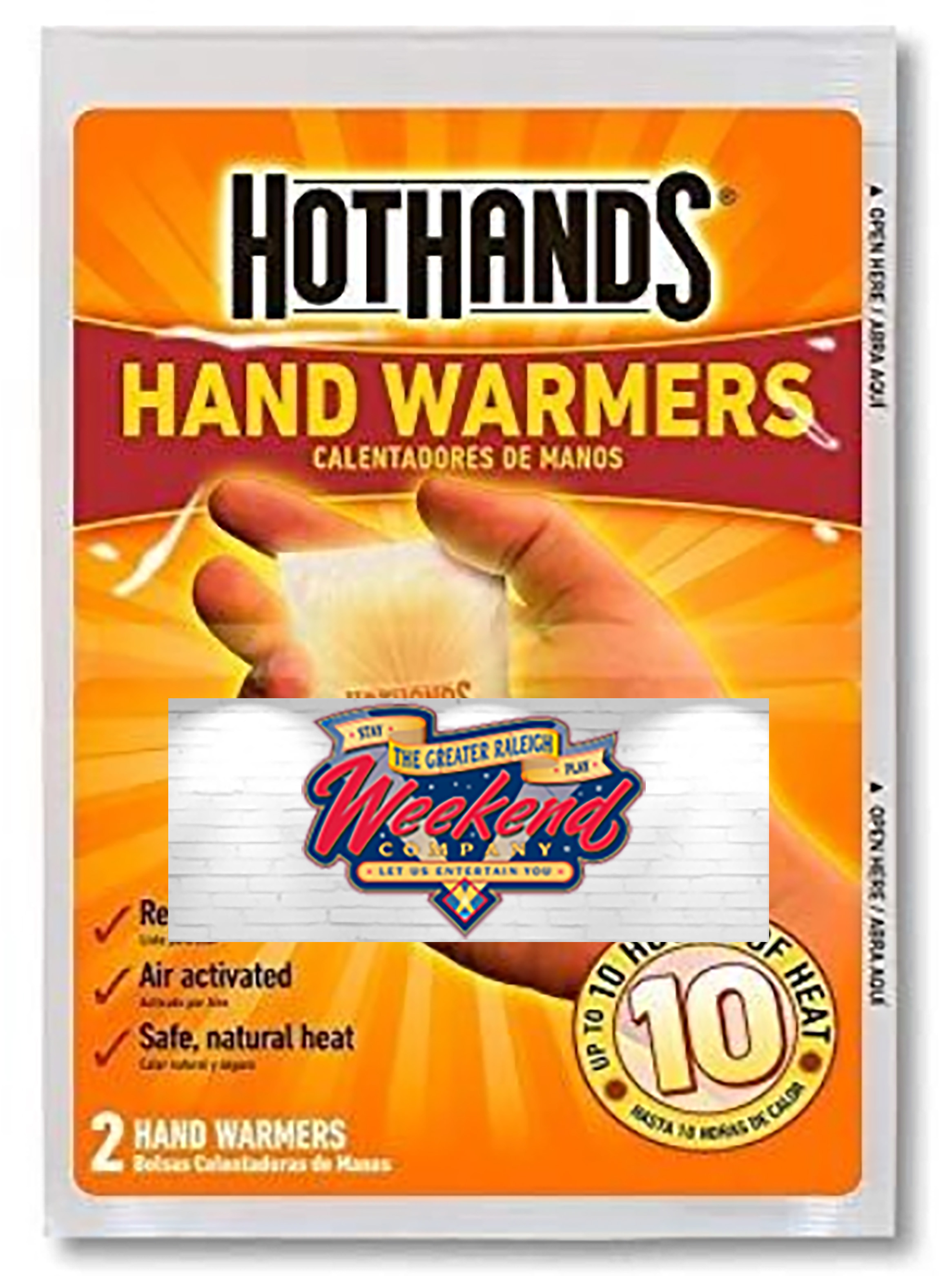 Hand Warmers with Custom Label 1
