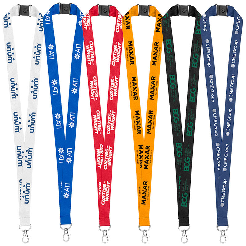 3/4" Eco Friendly rPET Lanyard with Safety Breakaway 4