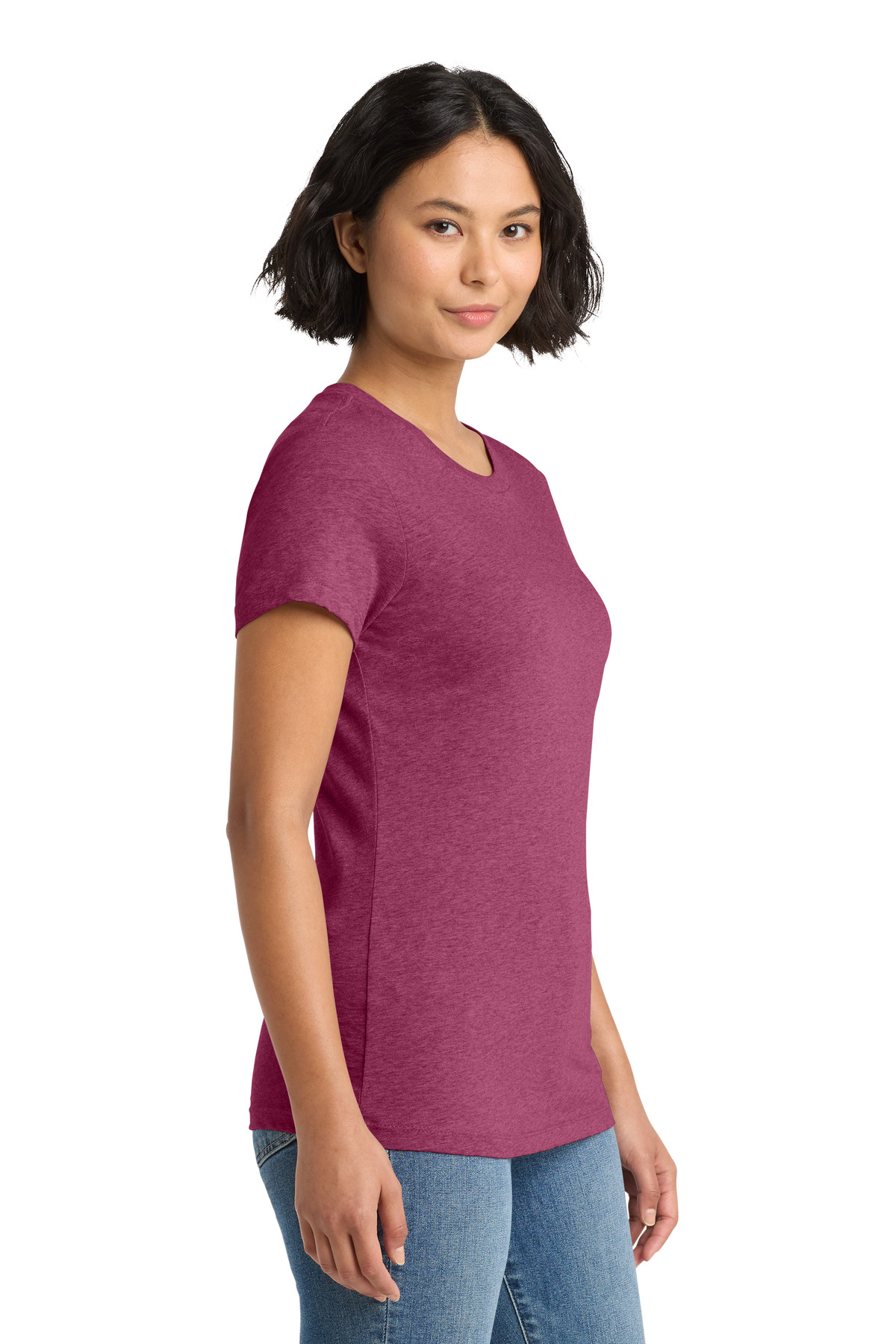 District Women's Perfect Weight Tee. DM104L 3