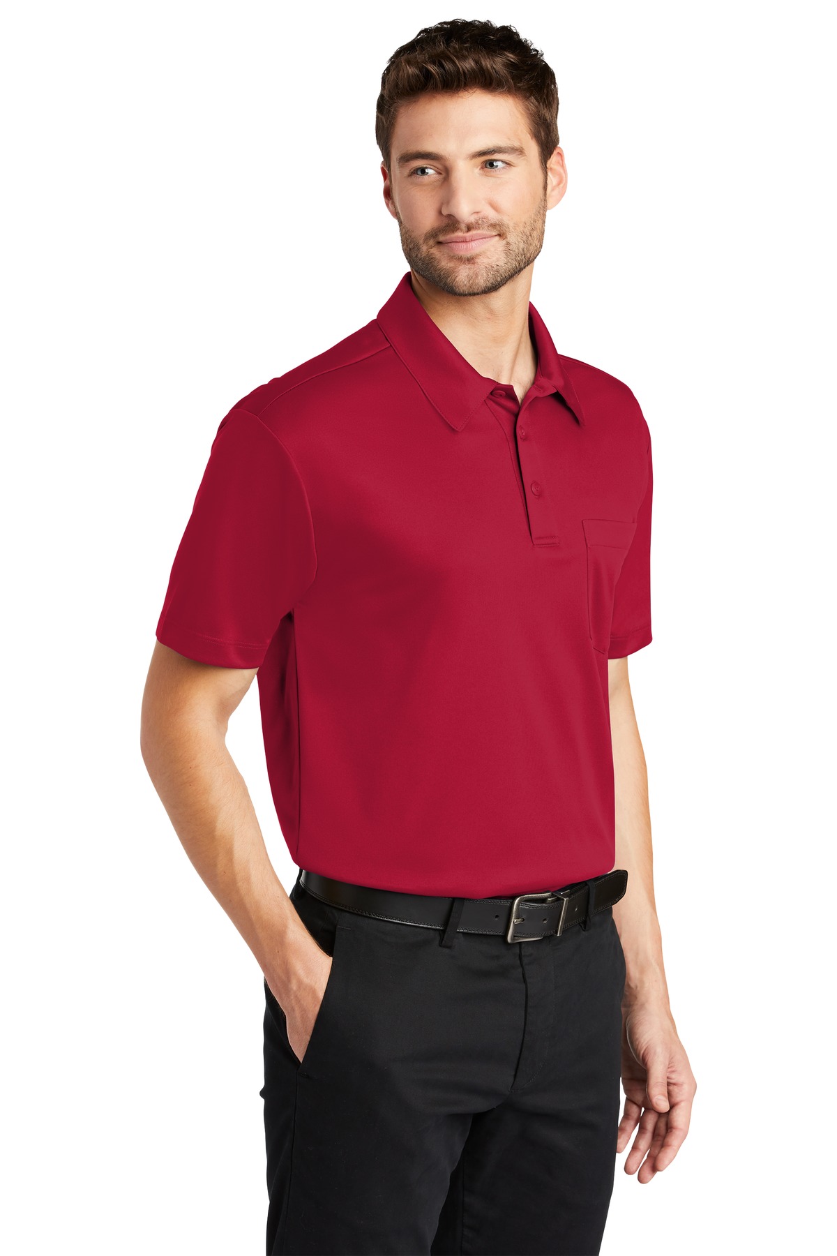 Port Authority Silk Touch Performance Pocket Polo. K540P 15