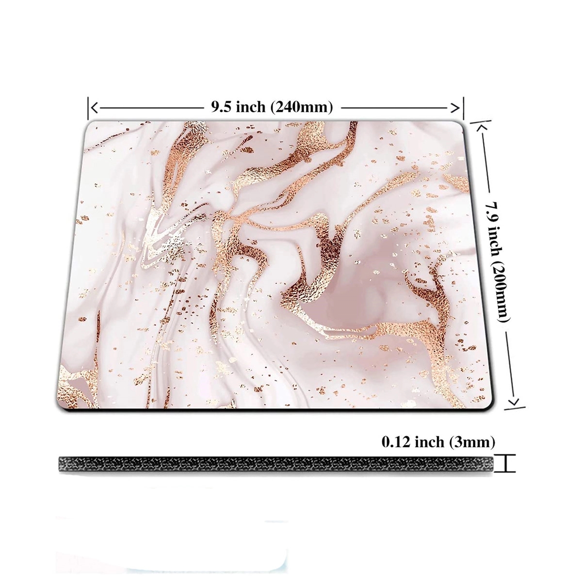 Full Color Rectangle Waterproof Mouse Pad 3