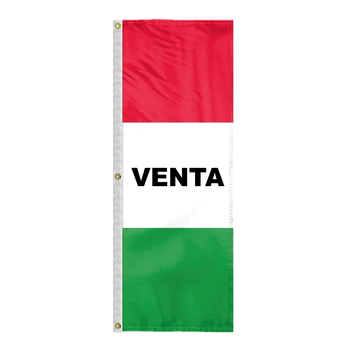 8' x 28" (3) Sewn Stripes Horizontal Message Flags 15