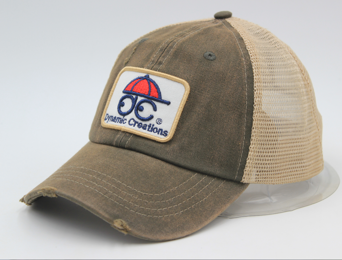 Trucker ca6 Panel Washed Pigment Dyed Soft Mesh Back