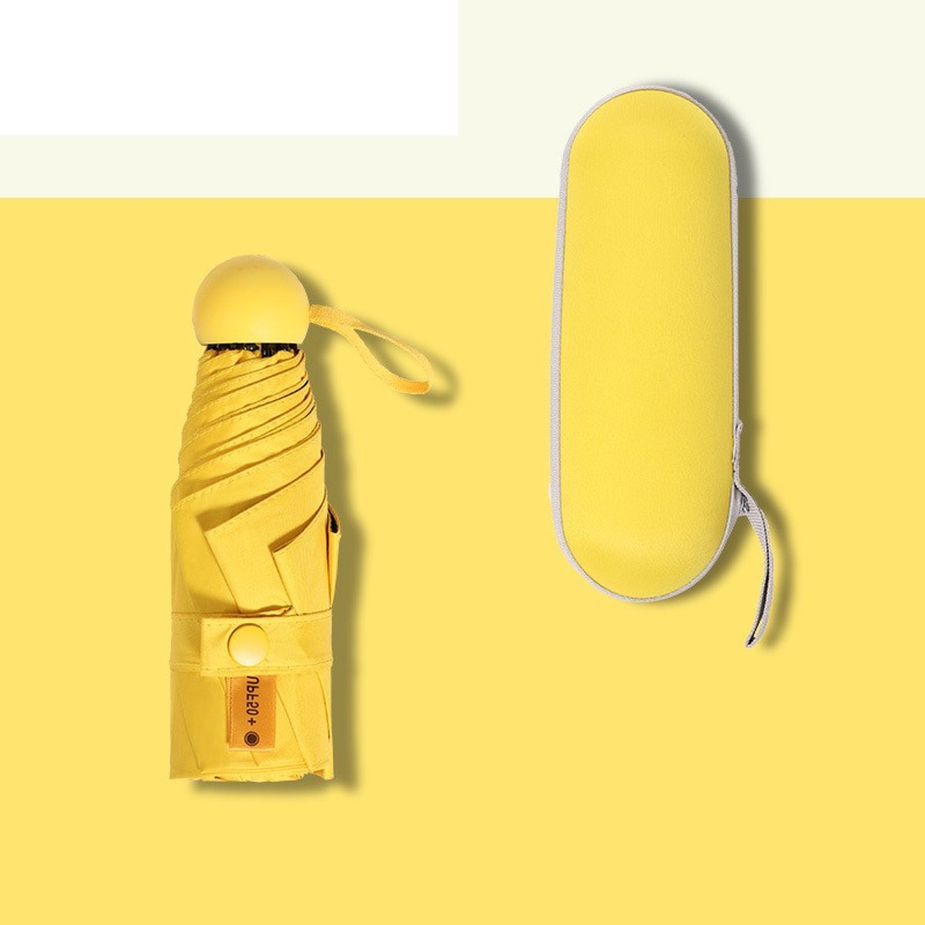 Portable Windproof Mini Travel Sun Rain Umbrella With Case 11
