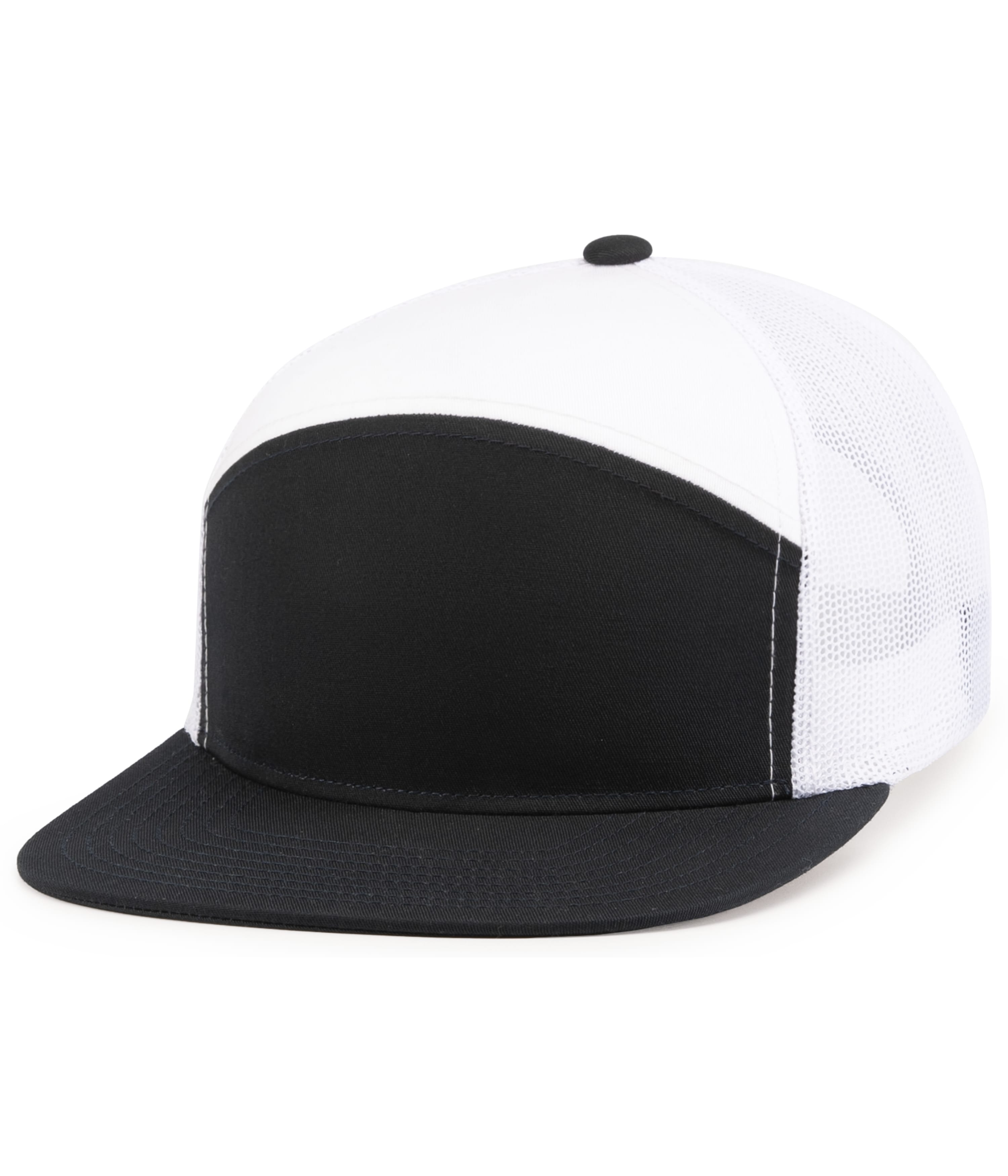6-Panel Arch Trucker Snapback Cap 25