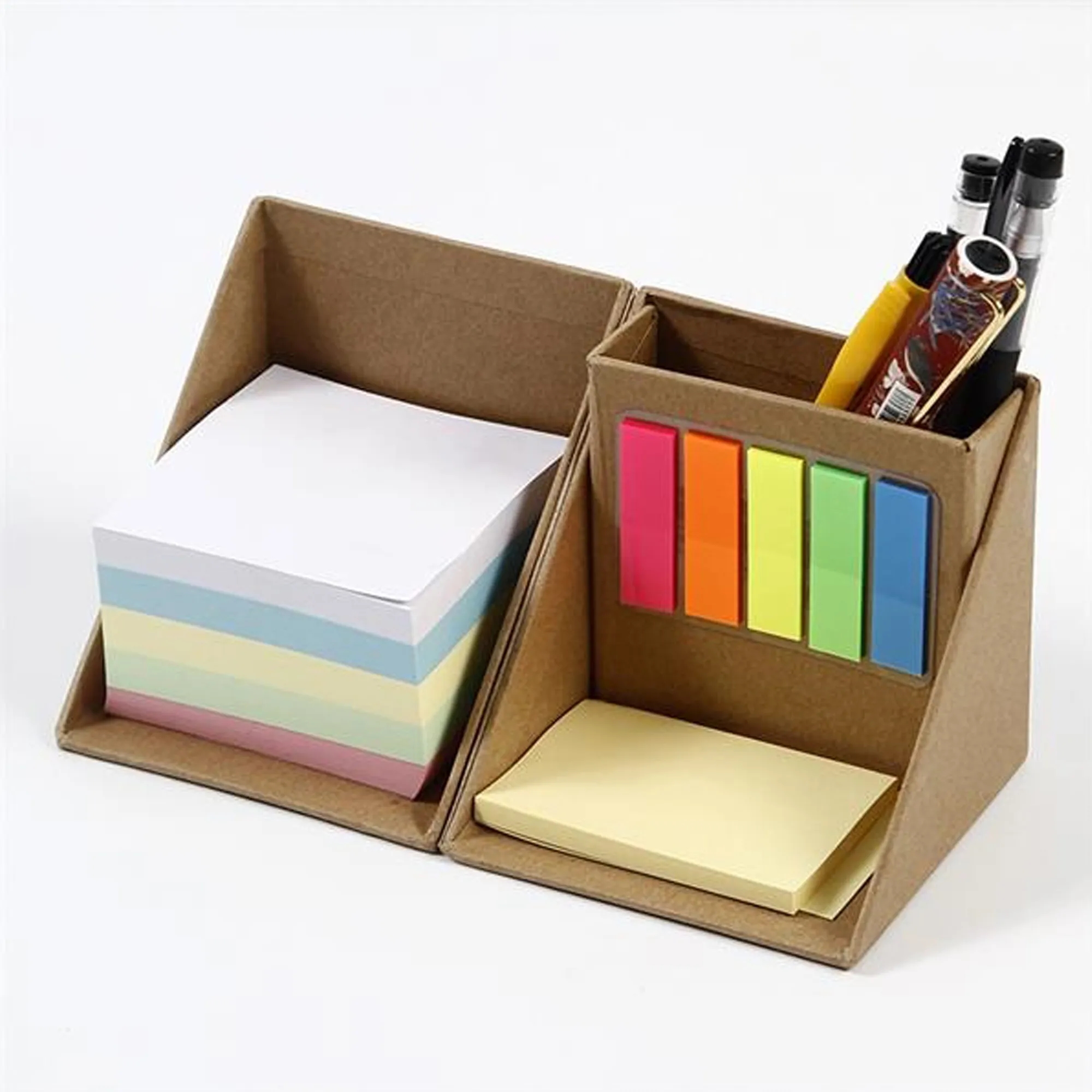 Multi-Function Sticky Note Set With Pen Holder 4