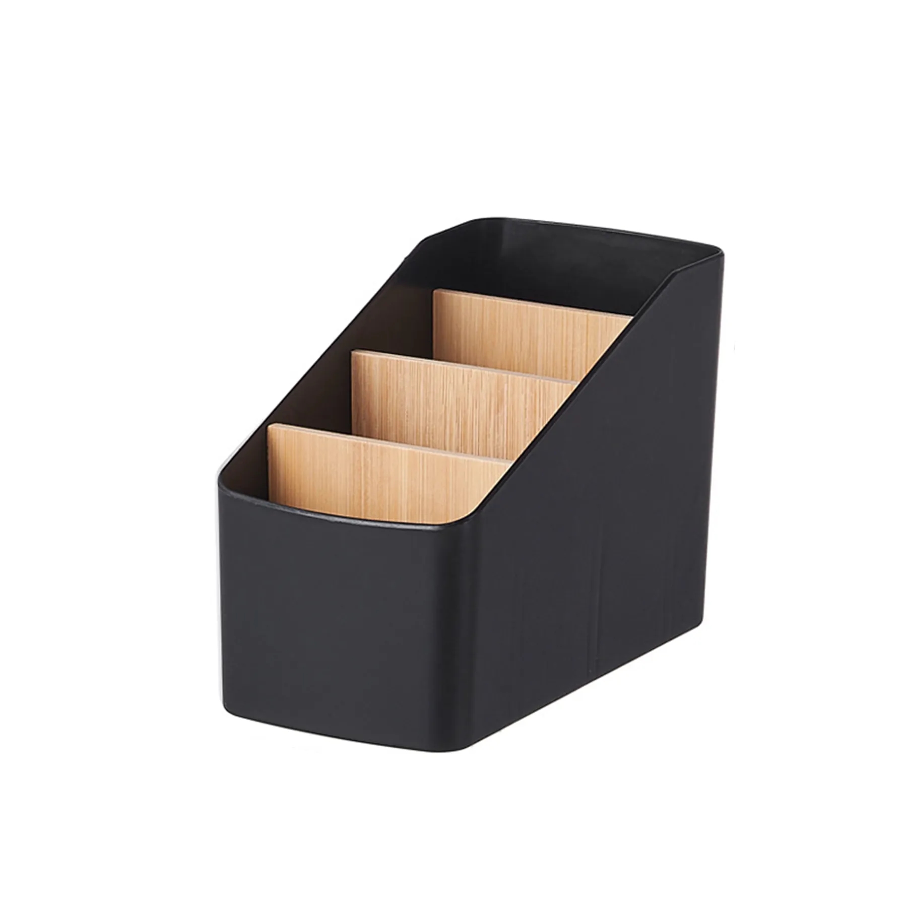 Plastic Trapezoidal 4-Compartment Tabletop Storage Box 5