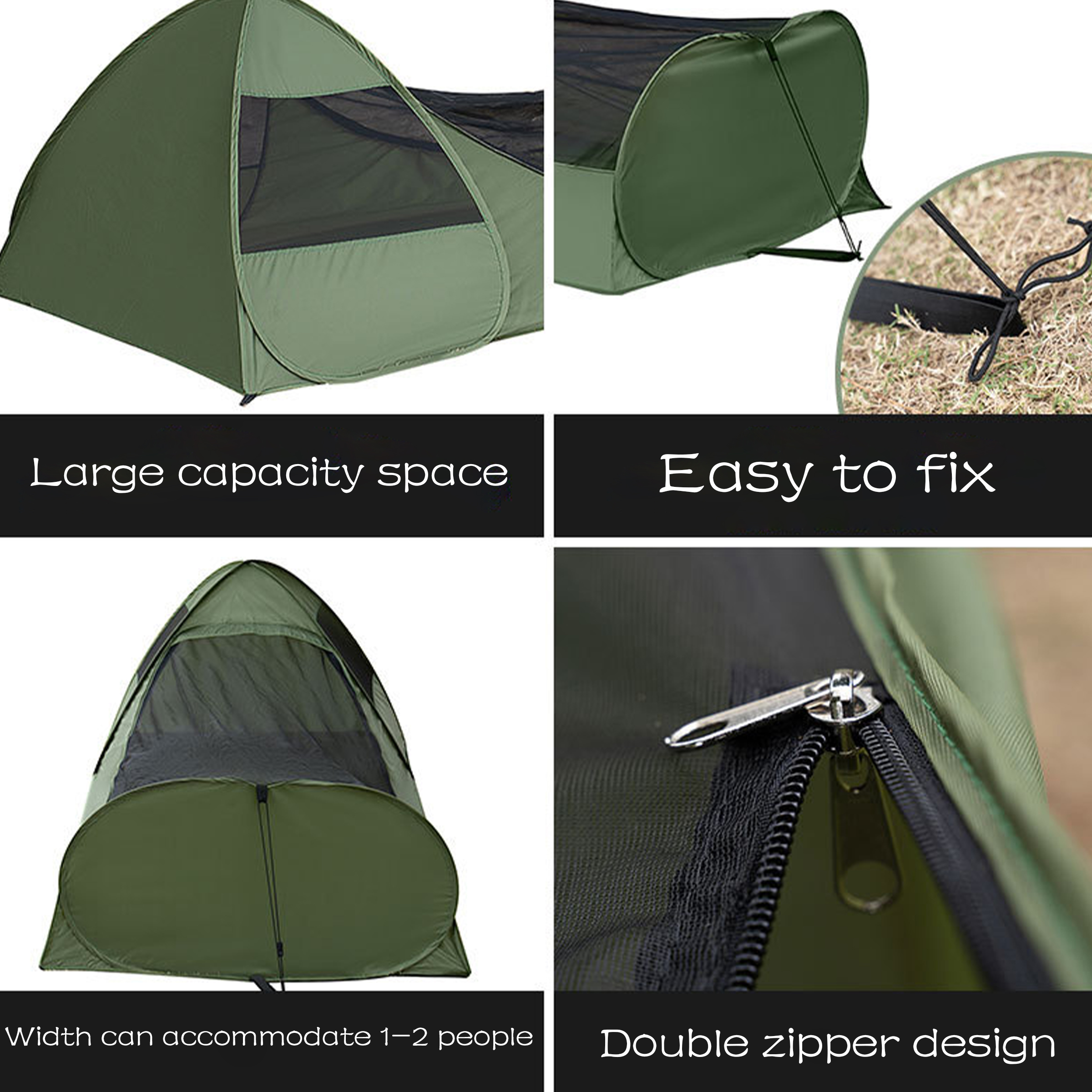 Polyester Outdoor Camping Mosquito Proof Sleeping Bag 6