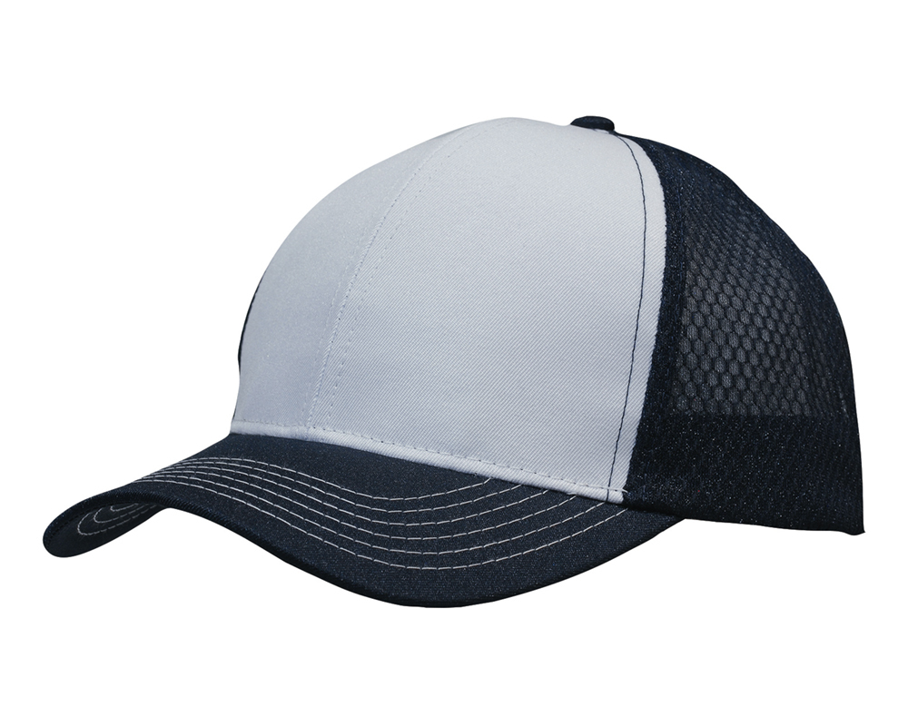 Breathable poly twill with honeycomb mesh 3