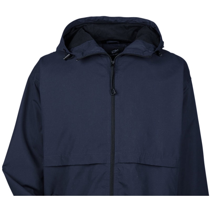 UltraClub Adult Microfiber Full-Zip Hooded Jacket 3