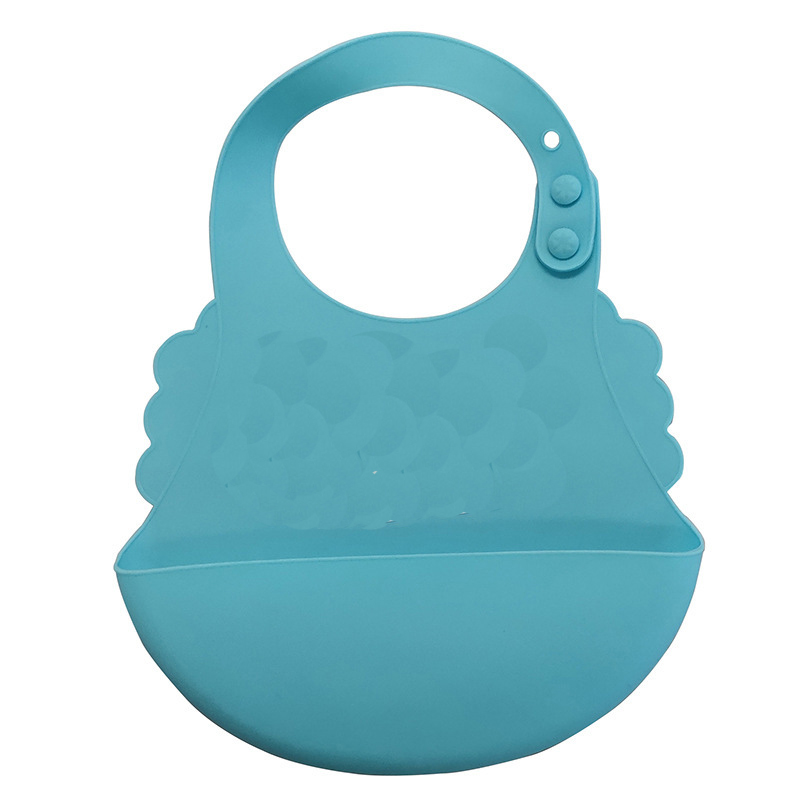 Ultra-Thin Lightweight Silicone Baby Bib Waterproof 6