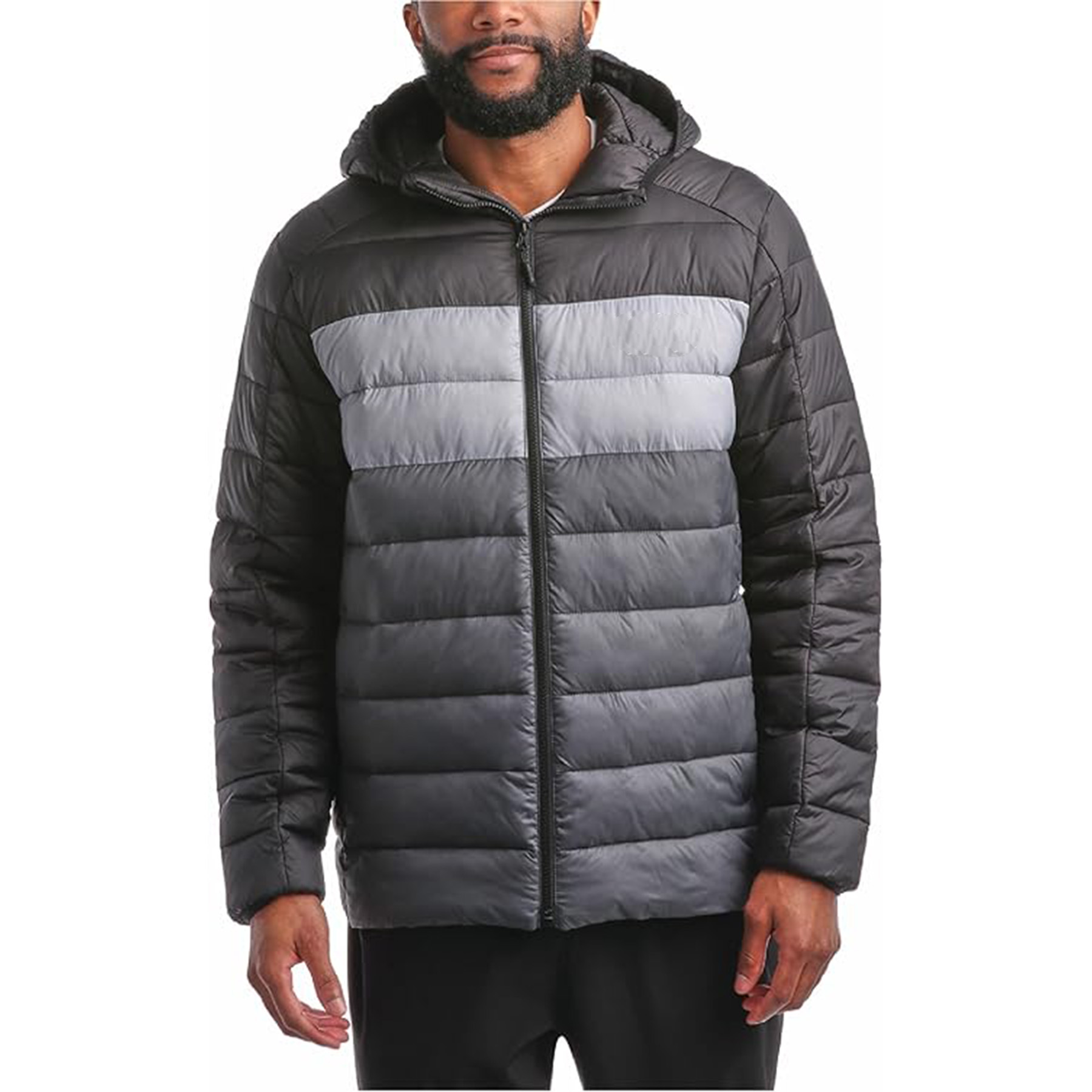 Warm Hooded Quilted Down Jacket 23