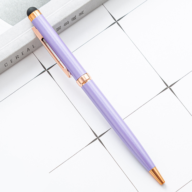 Twist Action Ballpoint Pen w/ Touchscreen Stylus 6